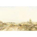 David Cox II (1809-1885) British, 'Near Dolywyddelten, North Wales', watercolour, signed, 12" x