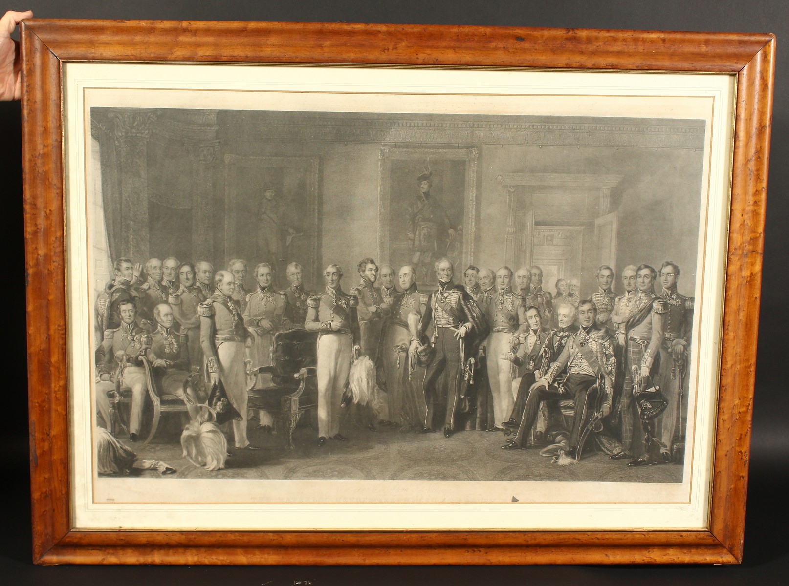 An assembly of figures in military uniform, 'The Waterloo Heroes Assembled at Apsley House', - Image 2 of 3