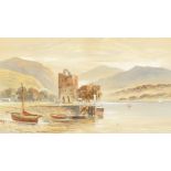 J. Berkeley Hewitt (19 century) British,' Loch Lomond' and 'Carrick Castle', a pair of watercolours,