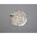 ISLAMIC SILVER COIN - Umayyad coins,silver dirham,Sulayman ibn Abd al-Malik ,mint of Wasit mint,year