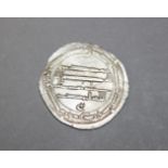 ISLAMIC SILVER COIN - ABBASID coins silver dirham . al mahdi,year 166 ah, mint of madina al-salam (