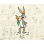 A WARNER BROTHERS ORIGINAL FILM CEL. "BUGS BUNNY" 1991. No. 205/500. 13ins x 16ins.