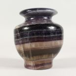 A FELDSPAR VASE. 4.5ins high