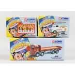 CORGI CHIPPERFIELDS CIRCUS SET OF THREE, Advance Booking Van, ERF 8 Wheel Truck and Set of 6 Figures