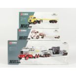 SET OF THREE CORGI CLASSICS HEAVY HAULAGE VEHICLES, 1.50 SCALE, Scammell Constructor and 24-Wheel