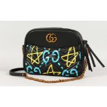 A GUCCI GHOST SHOULDER BAG with code number, GUCCI dust bag, box and docs.