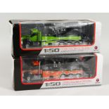 TWO FIRST GEAR 1.50 SCALE KENWORTH TOW TRUCKS. RRP: £75 each.