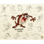 A WARNER BROTHERS ORIGINAL FILM CEL. "TASMANIAN DEVIL" 1991. No. 354/750. 13ins x 16ins.