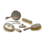 A Liberty & Co. sterling silver vanity set