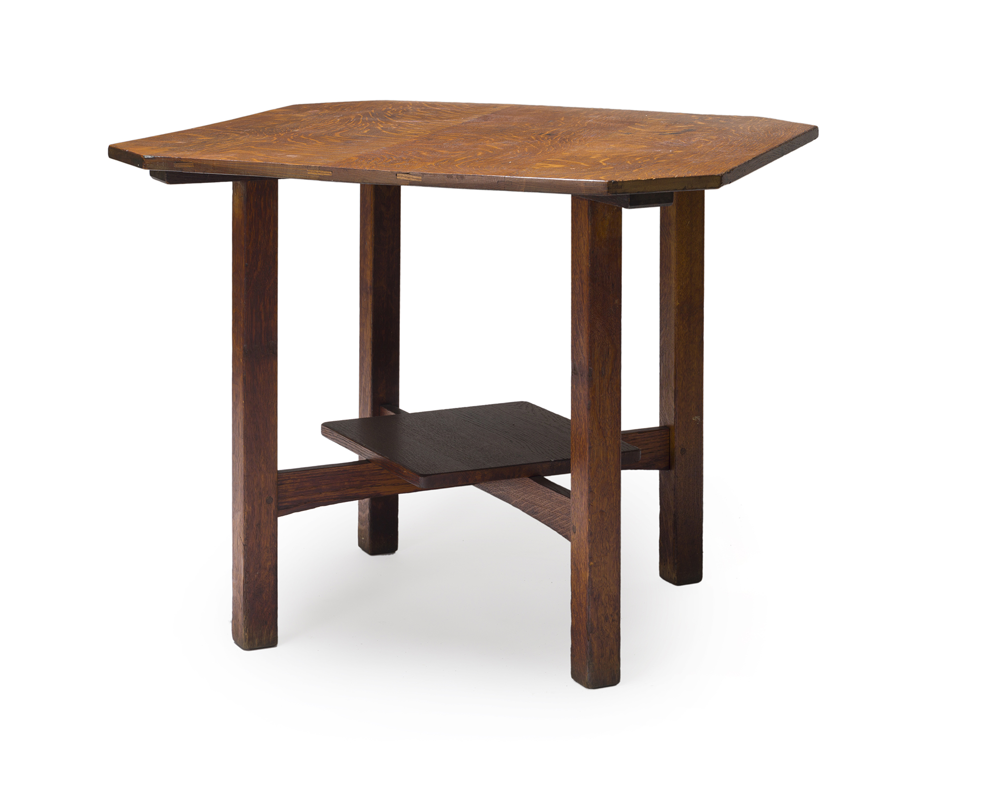 An L. & J.G. Stickley occasional table, No. 580