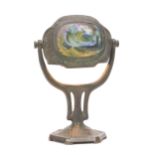 A Tiffany Studios "Zodiac" turtleback desk lamp