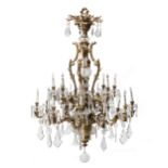 A French Louis XV-style chandelier