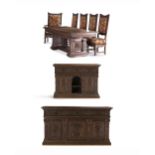 A Renaissance Revival dining suite