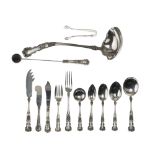 A Gorham "Buttercup" sterling silver flatware service