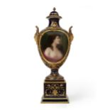 A Royal Vienna portrait vase