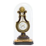 A French Charles X-style lyre clock