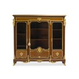 A French Millet à Paris marquetry bookcase