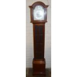 Mahogany case Westminster chime grandmother clock