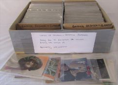 Approximately 650 postcards relating to ladies fashion and romance dating from the Edwardian