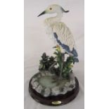 Large figure of a Heron / Stork from The Juliana Collection H 36 cm