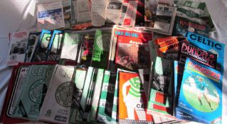 Assorted football programmes inc Celtic, Rangers & Grimsby Town