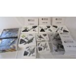 Selection of boxed Atlas Editions model aircraft