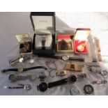 Various ladies and gents watches and straps inc Rotary
