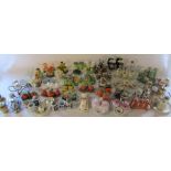 Large selection of cruet sets and salt and pepper pots (2 boxes) (some af)