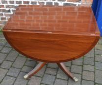 Regency style drop leaf table