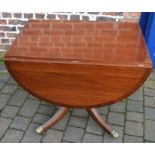 Regency style drop leaf table