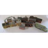 Quantity of model railway buildings, accessories and track (af) - sample shown