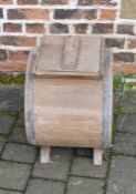 Small butter churn (some woodworm)