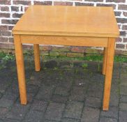 Oak fold over dining table