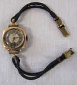 9ct gold ladies Limit III wristwatch (case back 1.1g) (not working a/f)