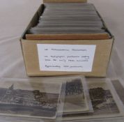 Box of approximately 400 UK topographical postcards dating from the early 1900s onwards