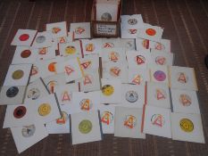 Box of approximately 120 7" singles - advance demo's and promo's including Angel Witch, Thin