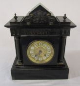 Victorian slate mantel clock (base needs reattaching)