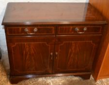 Small Regency style cabinet W 88cm D 44cm H 72cm