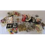 Large quantity of costume jewellery