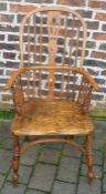 19th century Windsor chair with crinoline stretcher