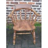 Victorian smoker's bow chair