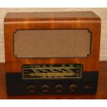 Vintage Marconi valve radio