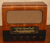 Vintage Marconi valve radio