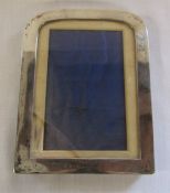 Silver photo frame 12.5 cm x 17 cm (glass broken and missing back stand) Birmingham hallmark