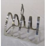 Small silver toast rack Birmingham 1939 weight 1.24 ozt