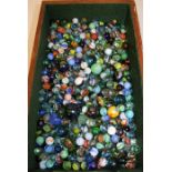 Large selection of marbles