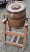 Waide & Sons Ltd Leeds butter barrel on stand