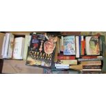 2 boxes of assorted books inc Popular Verse, Mr Pip, Mrs Simpson and Poem for the day
