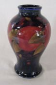 William Moorcroft 'Pomegranate' vase H 31 cm green signature to underside