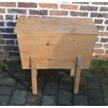 Victorian pine dough bin